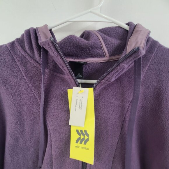 All in Motion NWT Hooded Sweatshirt Pullover Purple Women's Size M Activewear - Picture 4 of 11